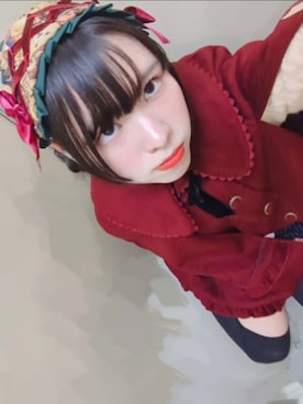 「アイテム（ポンチョ）」を使った、世界一のキモさん（レディース・160cm）の秋コーディネート