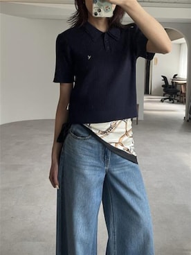 「YENNA（イェンナ）のアイテム」を使った、Sさん（レディース・162cm）の夏コーディネート