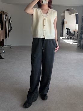 「YENNA（イェンナ）のアイテム」を使った、Sさん（レディース・167cm）の夏コーディネート