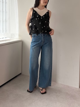 「Riberry（リベリー）のアイテム」を使った、Sさん（レディース・167cm）の春コーディネート