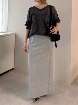 「meilmada（メイルマダ）のアイテム」を使った、Sさん（レディース・156cm）の春コーディネート