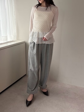 Sさん（レディース・167cm）の春コーディネート