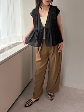 「meilmada（メイルマダ）のアイテム」を使った、Sさん（レディース・167cm）の春コーディネート