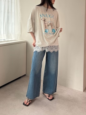 「Bonjour Sagan（ボンジュールサガン）のアイテム」を使った、Sさん（レディース・167cm）の春コーディネート