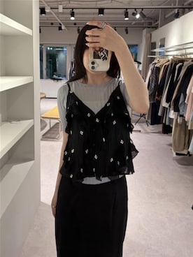 「Riberry（リベリー）のアイテム」を使った、Sさん（レディース・167cm）の春コーディネート