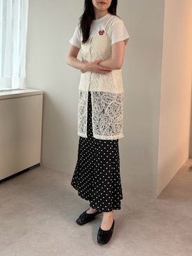 「Riberry（リベリー）のアイテム」を使った、Sさん（レディース・167cm）の春コーディネート