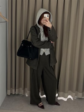 「meilmada（メイルマダ）のアイテム」を使った、Sさん（レディース・167cm）の秋コーディネート