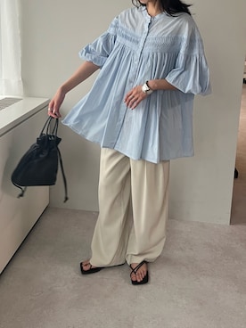 「meilmada（メイルマダ）のアイテム」を使った、Sさん（レディース・162cm）の春コーディネート