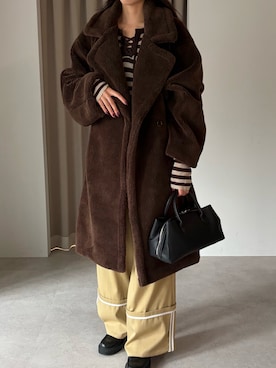 「gossara（ゴサラ）のアイテム」を使った、Sさん（レディース・162cm）の秋コーディネート