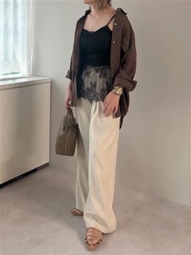 「meilmada（メイルマダ）のアイテム」を使った、Sさん（レディース・156cm）の春コーディネート