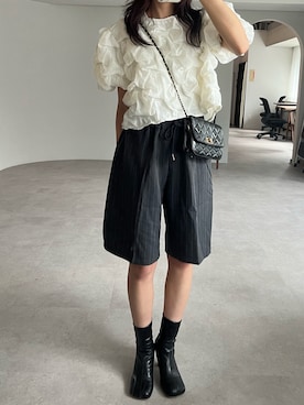 「YENNA（イェンナ）のアイテム」を使った、Sさん（レディース・162cm）の夏コーディネート