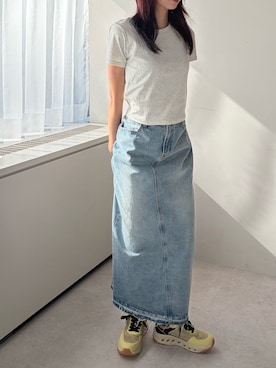 「YENNA（イェンナ）のアイテム」を使った、Sさん（レディース・162cm）の夏コーディネート