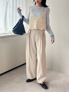 Sさん（レディース・162cm）の春コーディネート