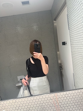 「PRADA（プラダ）のアイテム（バッグ）」を使った、hellohowloowさん（レディース・167cm）の夏コーディネート