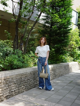 「A.P.C.（アーペーセー）のアイテム」を使った、serinaさん（レディース・159cm）の夏コーディネート