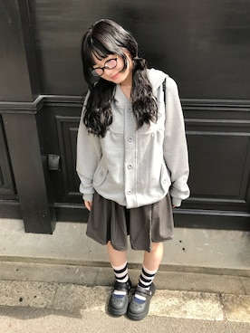 「ILLIGO（イリゴ）のアイテム」を使った、uraraさん（レディース・160cm）の秋コーディネート