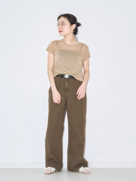 「LEFIJE（レフィエ）のアイテム」を使った、MINNYさん（レディース・155cm）の春コーディネート