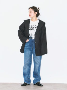 「LEFIJE（レフィエ）のアイテム」を使った、MINNYさん（レディース・155cm）の春コーディネート
