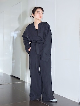 「ジャンプスーツ」｜MINNYさん（レディース・155cm）の春コーディネート