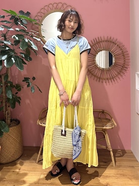 egaotokuiさん（レディース・170cm）の夏コーディネート