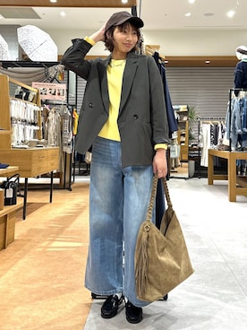 egaotokuiさん（レディース・170cm）の春コーディネート