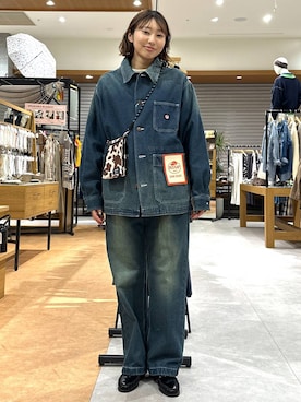 「RED KAP（レッドキャップ）のアイテム」を使った、egaotokuiさん（レディース・170cm）の冬コーディネート