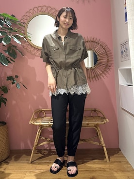 egaotokuiさん（レディース・170cm）の春コーディネート