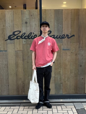 EDDIE BAUER@仙台アエル店さん(メンズ・177cm)の夏コーディネート