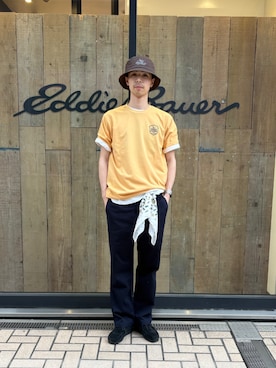 「Eddie Bauer（エディーバウアー）のアイテム」を使った、EDDIE BAUER@仙台アエル店さん（メンズ・177cm）の夏コーディネート