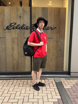 「Eddie Bauer（エディーバウアー）のアイテム」を使った、EDDIE BAUER@仙台アエル店さん（メンズ・170cm）の夏コーディネート