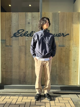 「Eddie Bauer（エディーバウアー）のアイテム」を使った、EDDIE BAUER@仙台アエル店さん（メンズ・178cm）の春コーディネート