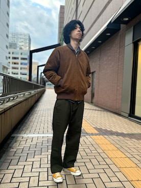 「アイテム（チノパンツ）」を使った、EDDIE BAUER@仙台アエル店さん（メンズ・178cm・20代）の冬コーディネート