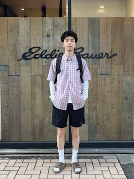 EDDIE BAUER@仙台アエル店さん(メンズ・177cm)の夏コーディネート