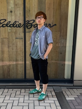 「Eddie Bauer（エディーバウアー）のアイテム」を使った、EDDIE BAUER@仙台アエル店さん（メンズ・170cm）の夏コーディネート