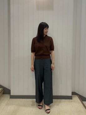 「UNTITLED（アンタイトル）のアイテム」を使った、サキさん（レディース・155cm）の夏コーディネート