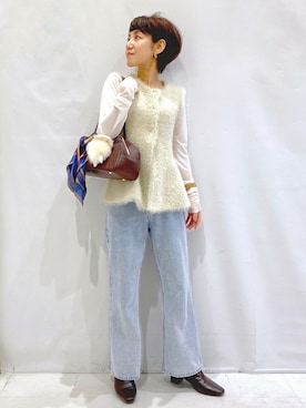 「アイテム（その他パンツ）」を使った、Bonさん（レディース・152cm・50代）の秋コーディネート