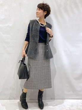 Bonさん（レディース・152cm・50代）の秋コーディネート