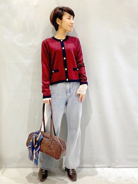 「アイテム（その他パンツ）」を使った、Bonさん（レディース・152cm・50代）の秋コーディネート
