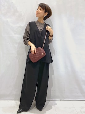 「アイテム（その他パンツ）」を使った、Bonさん（レディース・152cm・50代）の秋コーディネート