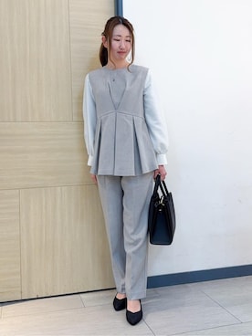 「grove（グローブ）のアイテム」を使った、nanaさん（レディース・158cm）の春コーディネート