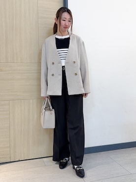 「grove（グローブ）のアイテム」を使った、nanaさん（レディース・158cm）の春コーディネート