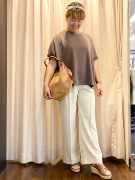 「cloenc（クロエンス）のアイテム」を使った、Ayaさん（レディース・160cm）の夏コーディネート
