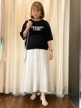 「cloenc（クロエンス）のアイテム」を使った、Ayaさん（レディース・160cm）の春コーディネート