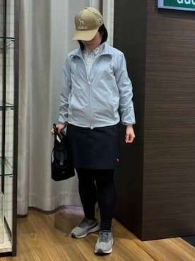 「adabat（アダバット）のアイテム」を使った、ヨコさん（レディース・154cm）の冬コーディネート