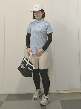 「adabat（アダバット）のアイテム」を使った、ヨコさん（レディース・154cm）の夏コーディネート