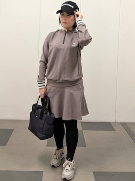「ゴルフ」｜ヨコさん（レディース・154cm）の秋コーディネート