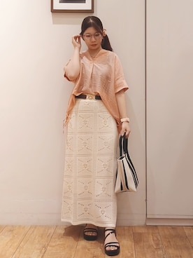 Riranさん（レディース・148cm）の夏コーディネート