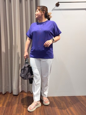Tomoさん(レディース・159cm)の夏コーディネート