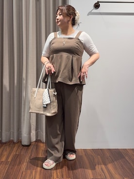 Tomoさん（レディース・159cm）の夏コーディネート