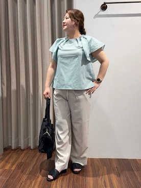 Tomoさん(レディース・159cm)の夏コーディネート